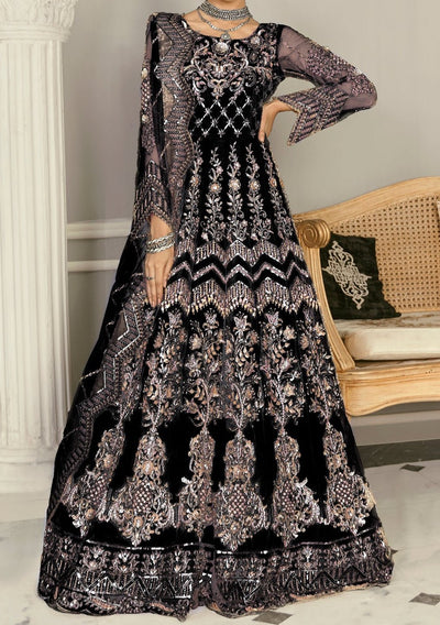 Akbar Aslam Wisteria Pakistani Net Anarkali - db24730
