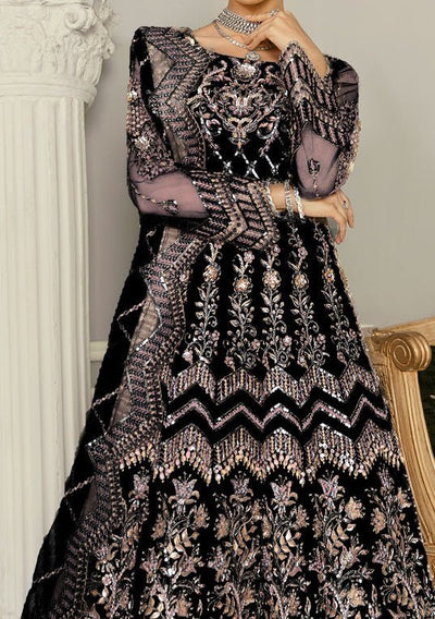 Akbar Aslam Wisteria Pakistani Net Anarkali - db24730