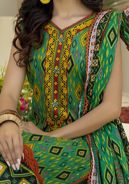 Alzohaib Designer Anum Printed Pakistani Lawn Dress - db19888