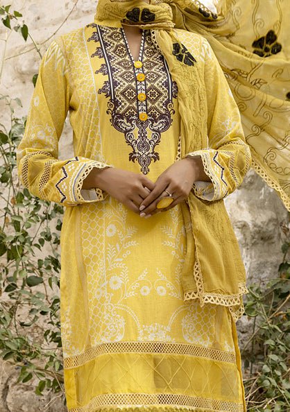 Alzohaib Rung Pakistani Embroidered Lawn - db23331