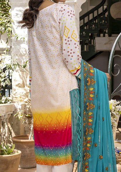 Alzohaib Rung Pakistani Embroidered Lawn - db23335