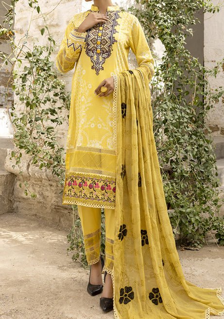 Alzohaib Rung Pakistani Embroidered Lawn - db23331