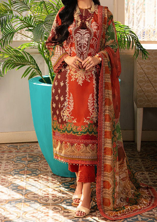 Asim Jofa Aira Summer Pakistani Dobby Dress - db25338