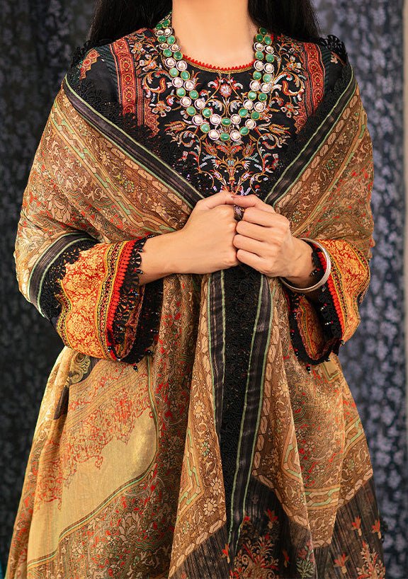 Asim Jofa Aira Summer Pakistani Lawn Dress - db25342