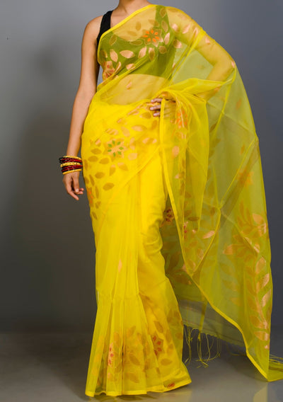 Authentic Soft Silk Muslin Jamdani Saree - db23960