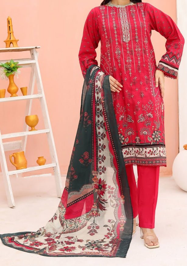 Bin Hameed Abia Ready Made Embroidered Lawn Dress - db25363