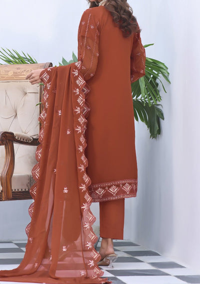 Bin Hameed Aira Heavy Embroidered Chiffon Dress - db24975