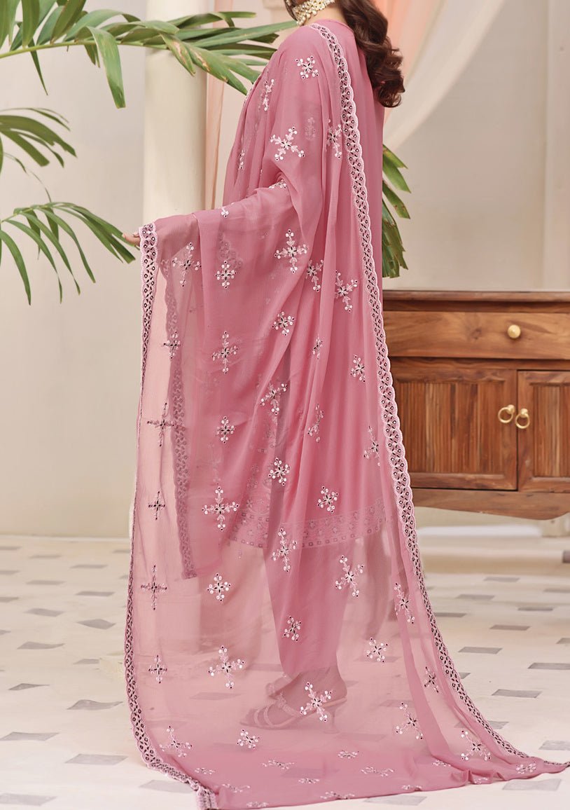 Bin Hameed Aira Heavy Embroidered Chiffon Dress - db24973