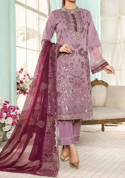 Bin Hameed Daneen Heavy Embroidered Chiffon Dress - db24970