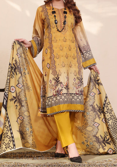 Bin Hameed Naira Ready Made Embroidered Lawn Dress - db25368