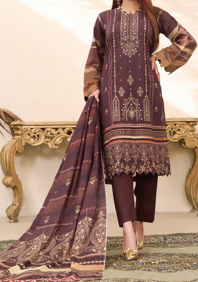 Bin Hameed Naira Ready Made Embroidered Lawn Dress - db25369