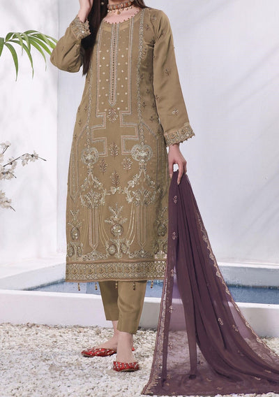 Bin Hameed Rameen Heavy Embroidered Chiffon Dress - db25320