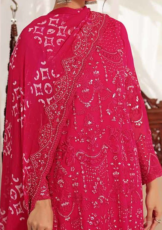 Bin Hameed Sanaubar Heavy Embroidered Chiffon Dress - db25491