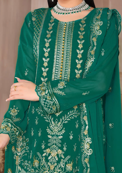 Bin Hameed Tahreem Heavy Embroidered Chiffon Dress - db25569