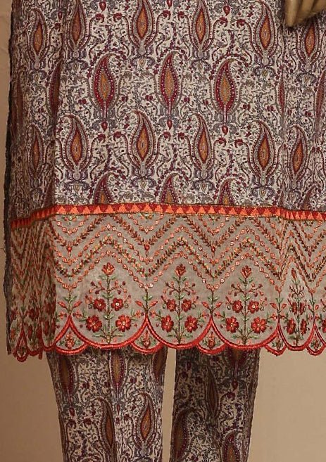 Bin Saeed Co ords Embroidered Ready Made Lawn Dress - db22059