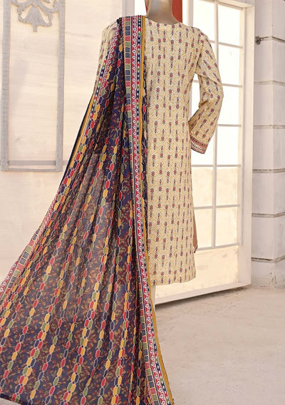 Bin Saeed Embroidered Ready Made Lawn Dress - db21780