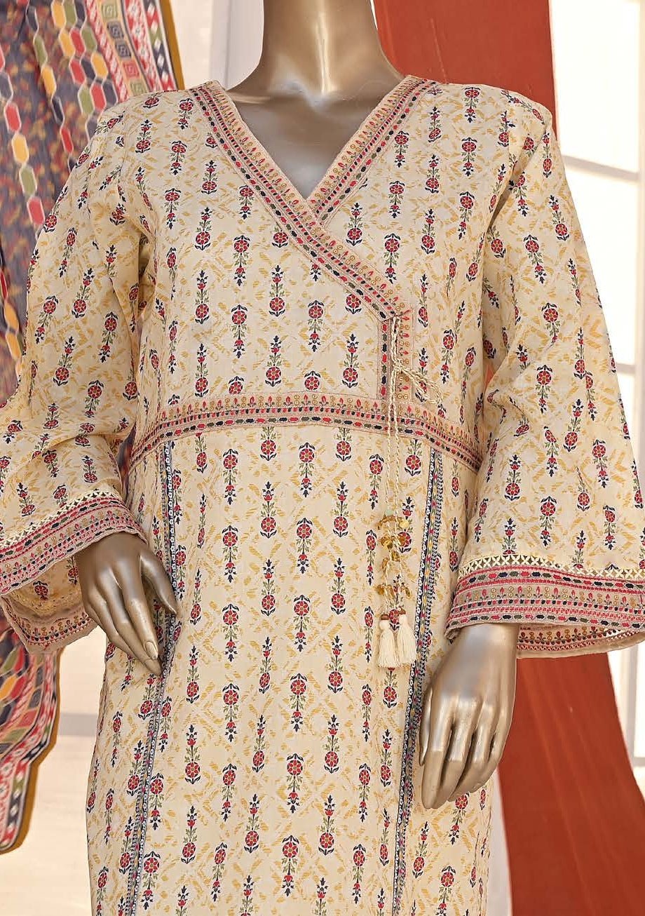 Bin Saeed Embroidered Ready Made Lawn Dress - db21780