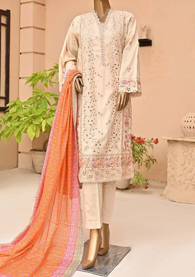 Bin Saeed Embroidered Ready Made Lawn Dress - db23467