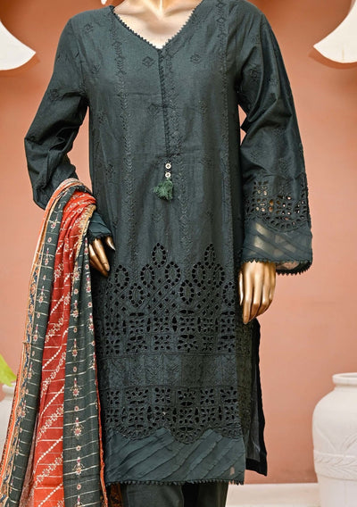 Bin Saeed Ready Made Chikankari Embroidered Dress - db24459