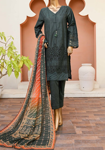 Bin Saeed Ready Made Chikankari Embroidered Dress - db24459
