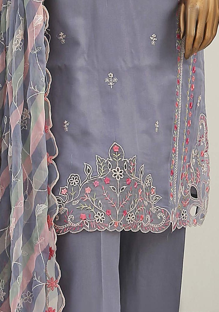 Bin Saeed Ready Made Embroidered Karandi Dress - db23752