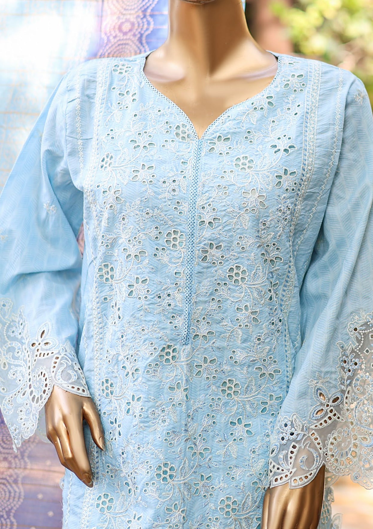 Bin Saeed Ready Made Embroidered Lawn Dress - db25119