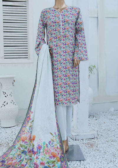 Bin Saeed Ready Made Printed Cotton Dress - db23742