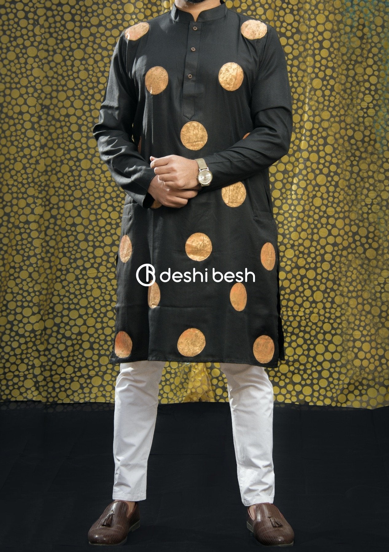 Boutique Designer Occasional Block Printed Punjabi: Deshi Besh.