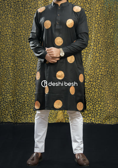 Boutique Designer Occasional Block Printed Punjabi: Deshi Besh.