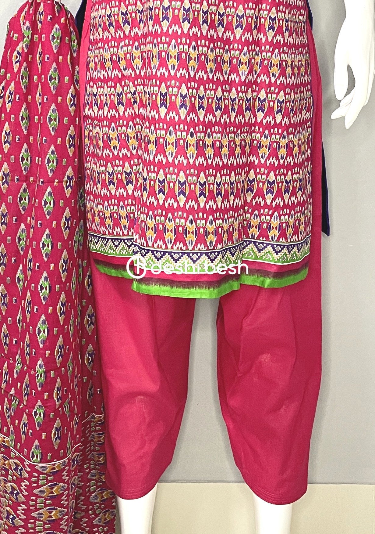 Boutique Designer Printed Soft Cotton Salwar Suit - db19133