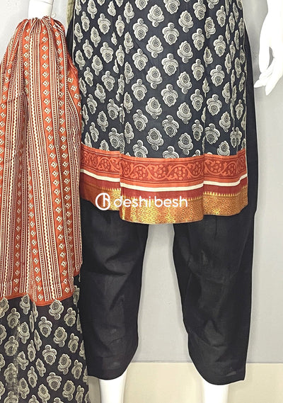 Boutique Designer Printed Soft Cotton Salwar Suit - db19131