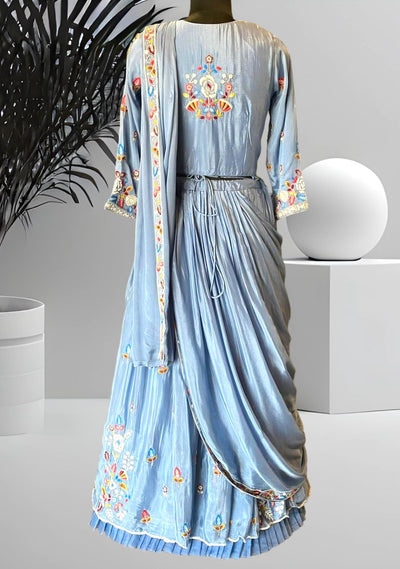 Boutique Designer Ready To Wear Saree Gown - db21902