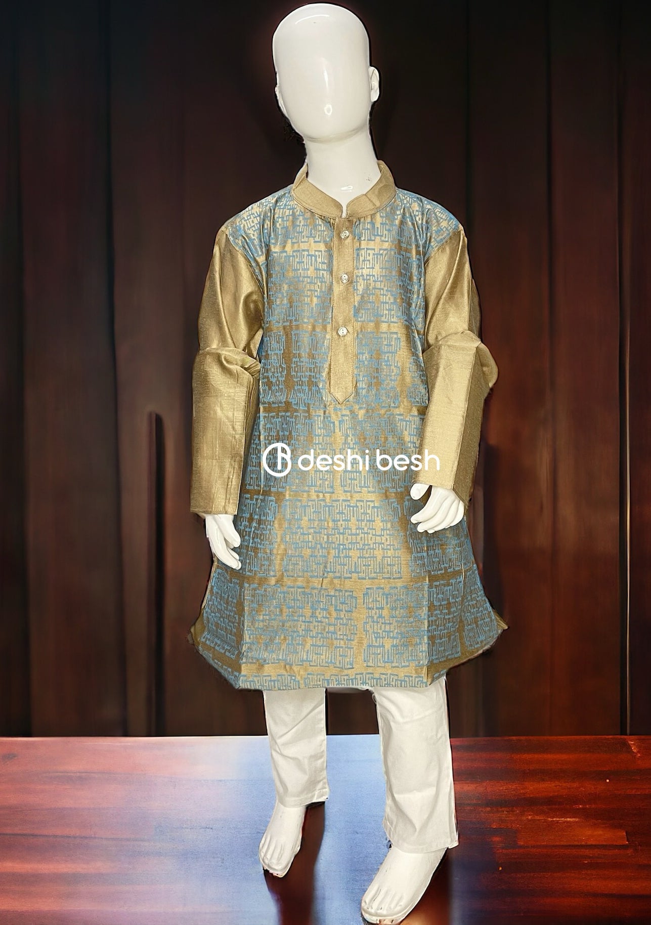 Boutique Occasional Block Printed Kids Punjabi - db25656