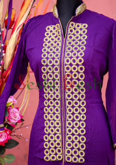 Designer Georgette Boutique Salwar Kameez Suit: Deshi Besh.