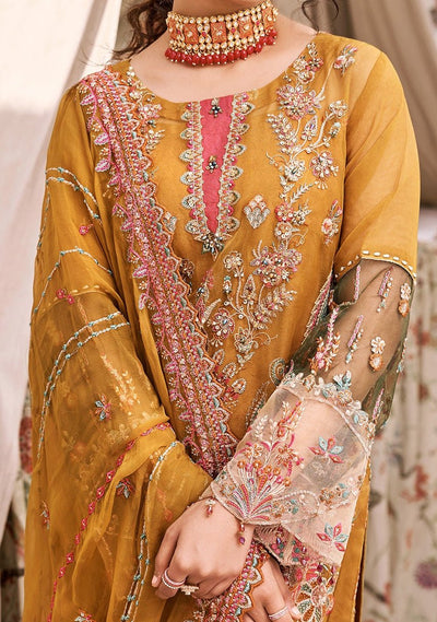 Emaan Adeel Designer Pakistani Organza Dress - db21445