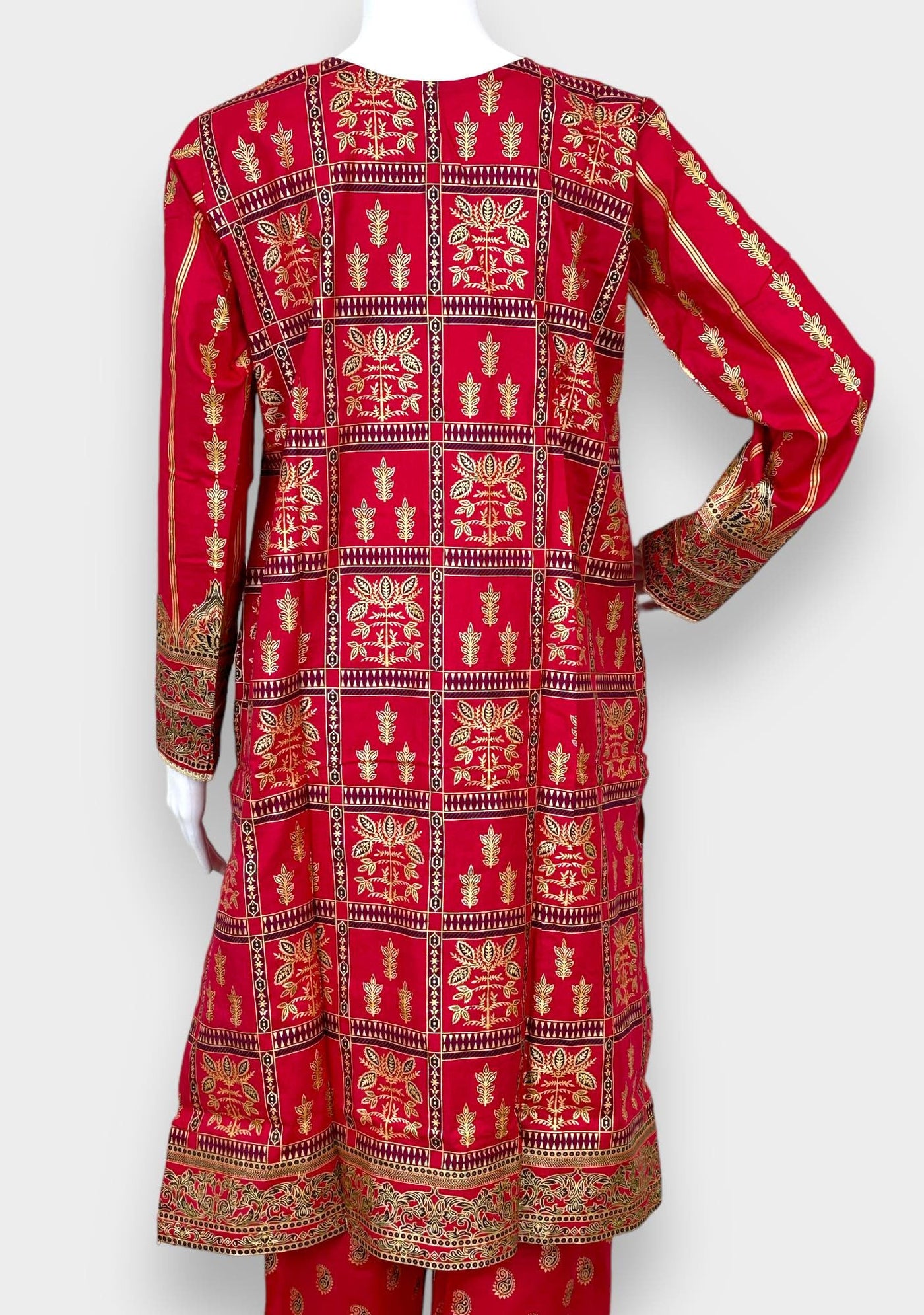 Embroidered 3 Pieces Pakistani Cotton Dress - db24363