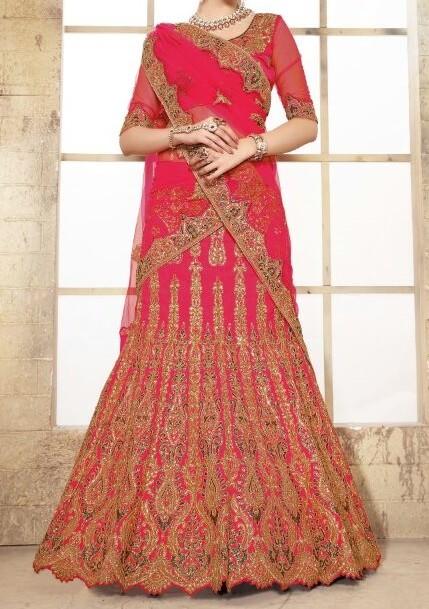 Ethnic Kamya Bridal Designer Lehenga Choli: Deshi Besh.