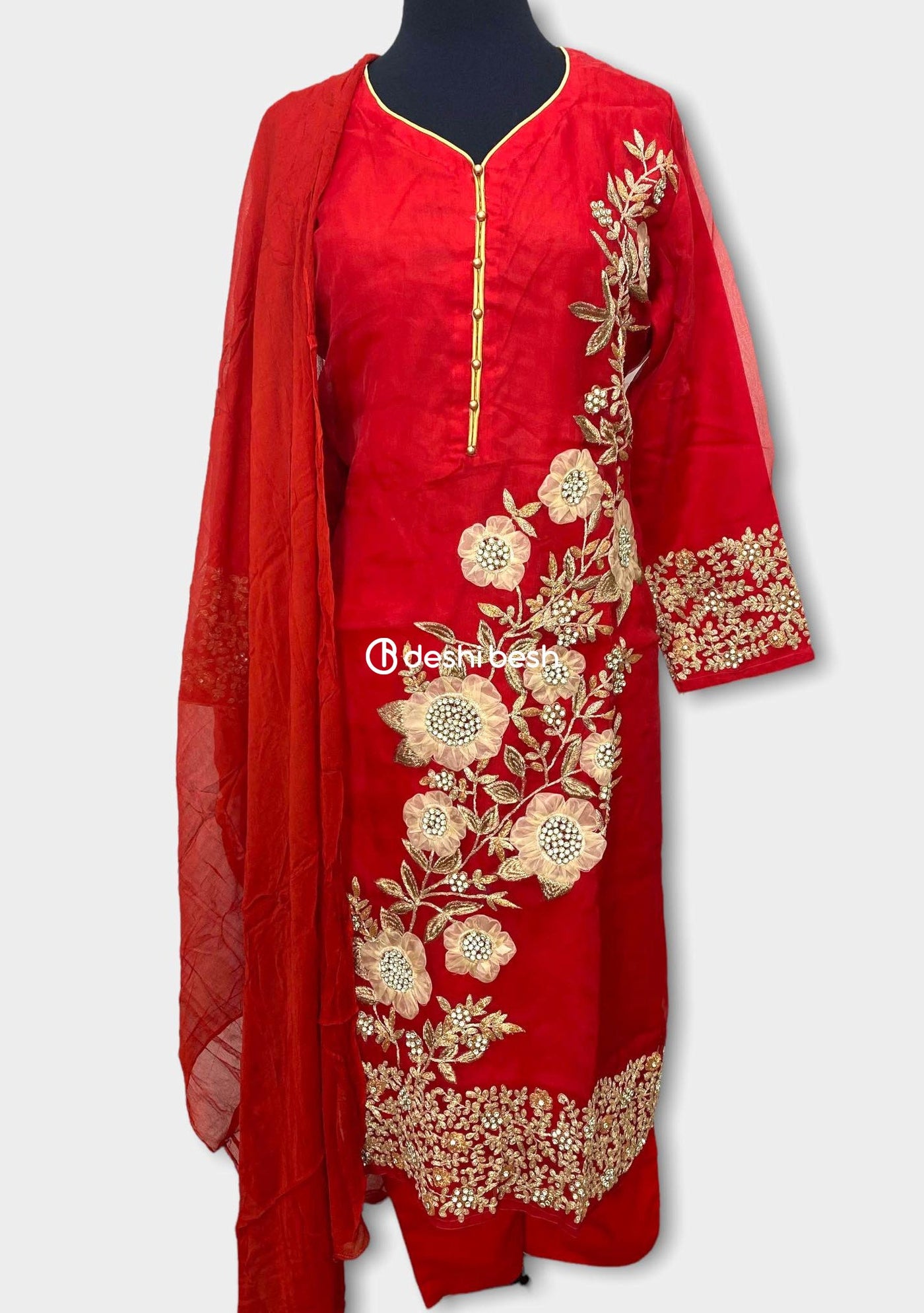 Exclusive Boutique Designer Heavy Embroidered Salwar Suit - db18966