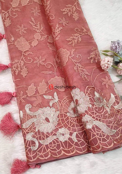 Exclusive Boutique Designer Muslin Saree - db20481