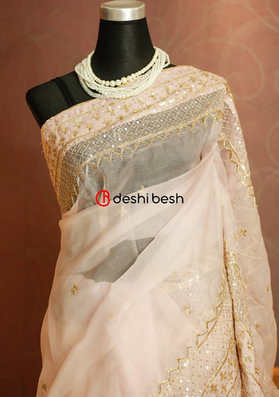 Exclusive Boutique Designer Muslin Saree - db17763