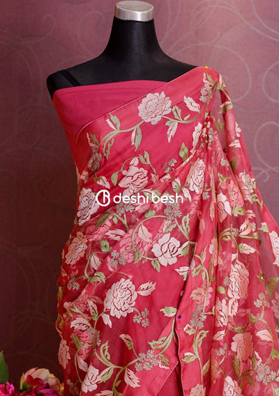 Exclusive Boutique Designer Muslin Saree - db17752