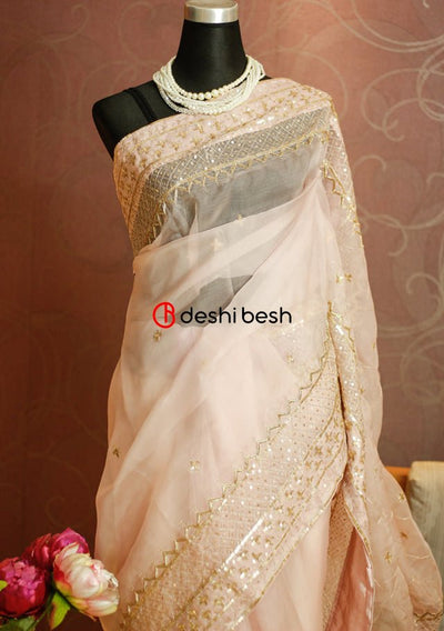 Exclusive Boutique Designer Muslin Saree - db17763