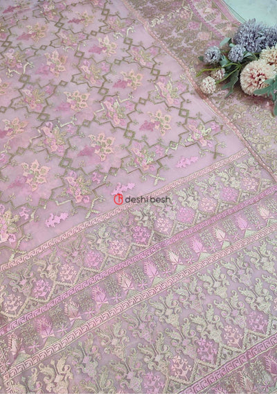 Exclusive Boutique Designer Muslin Saree - db20472