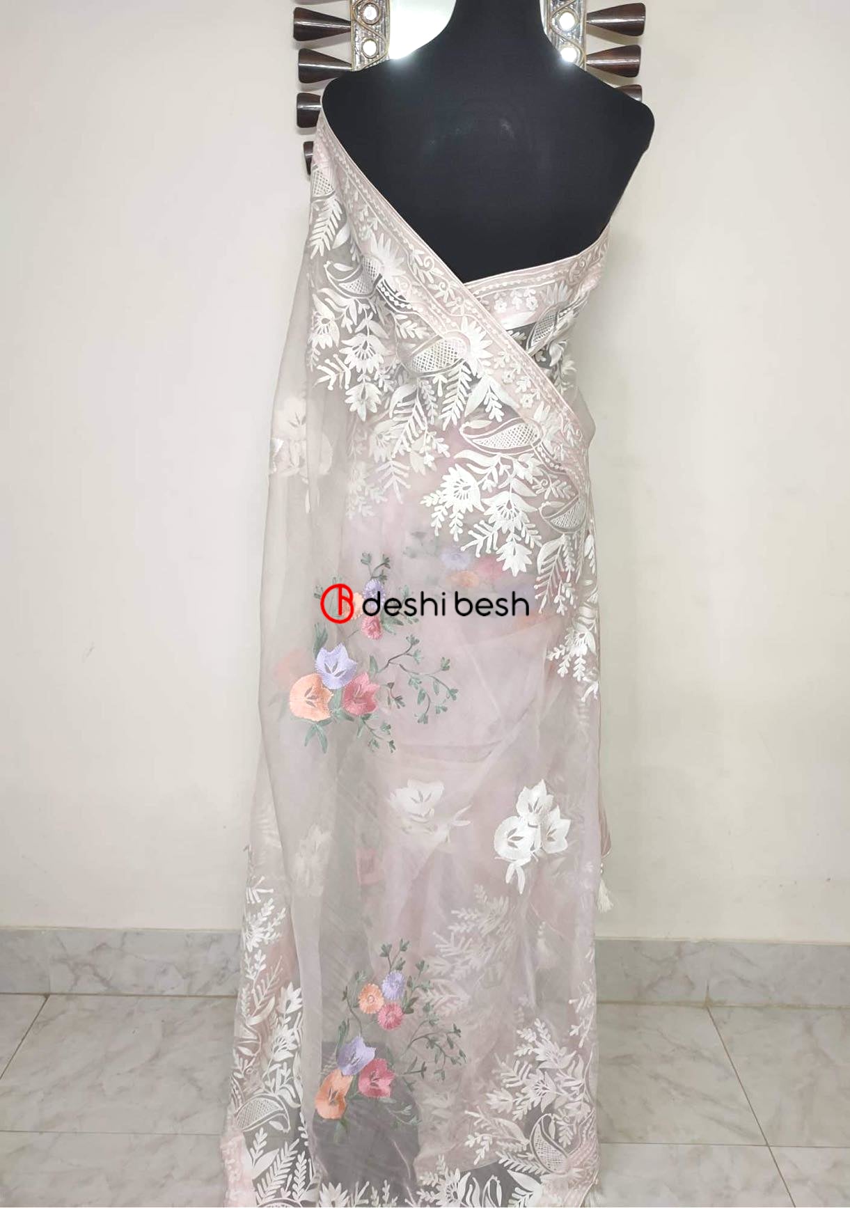 Exclusive Boutique Designer Muslin Saree - db20268