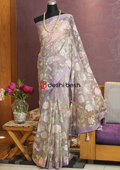 Exclusive Boutique Designer Muslin Saree - db17742