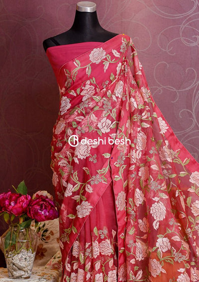 Exclusive Boutique Designer Muslin Saree - db17752