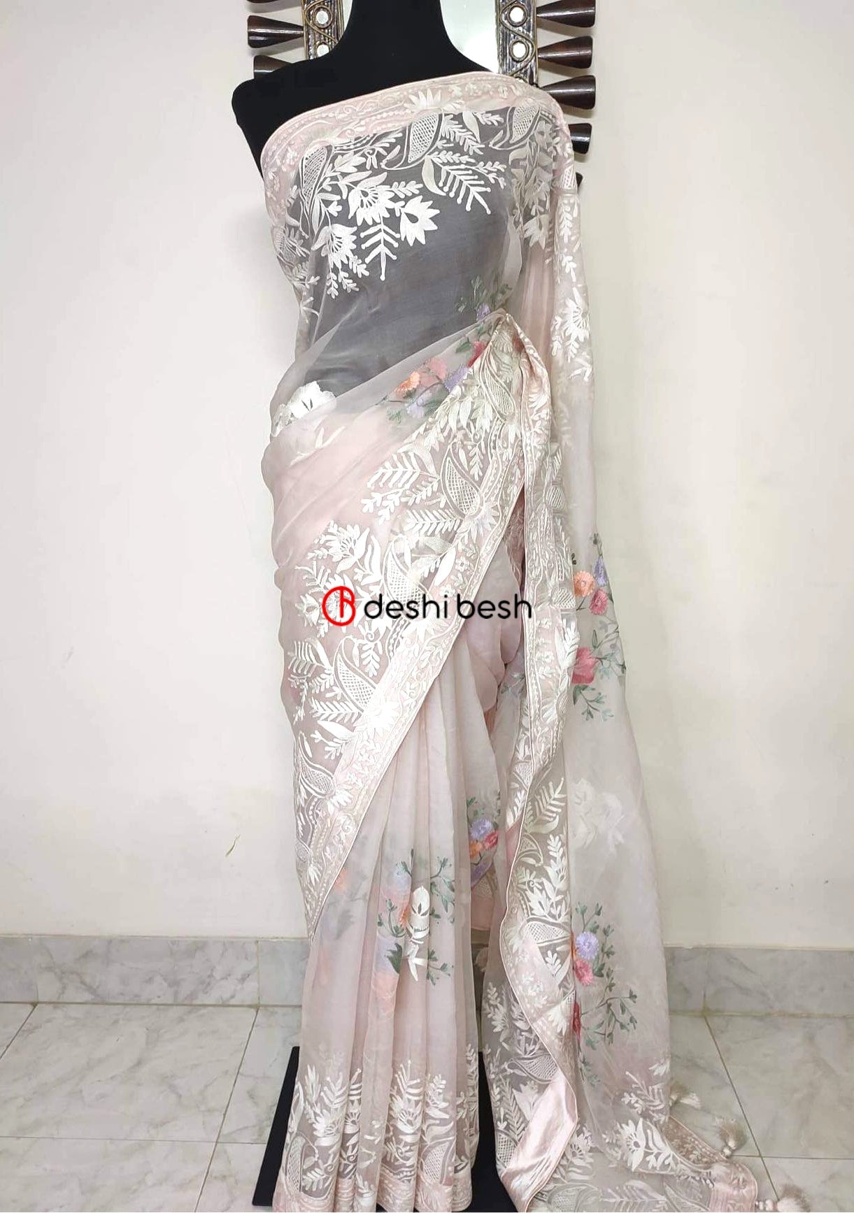 Exclusive Boutique Designer Muslin Saree - db20268