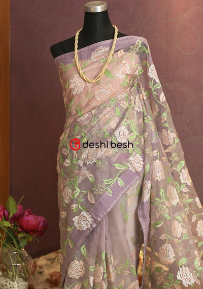 Exclusive Boutique Designer Muslin Saree - db17742