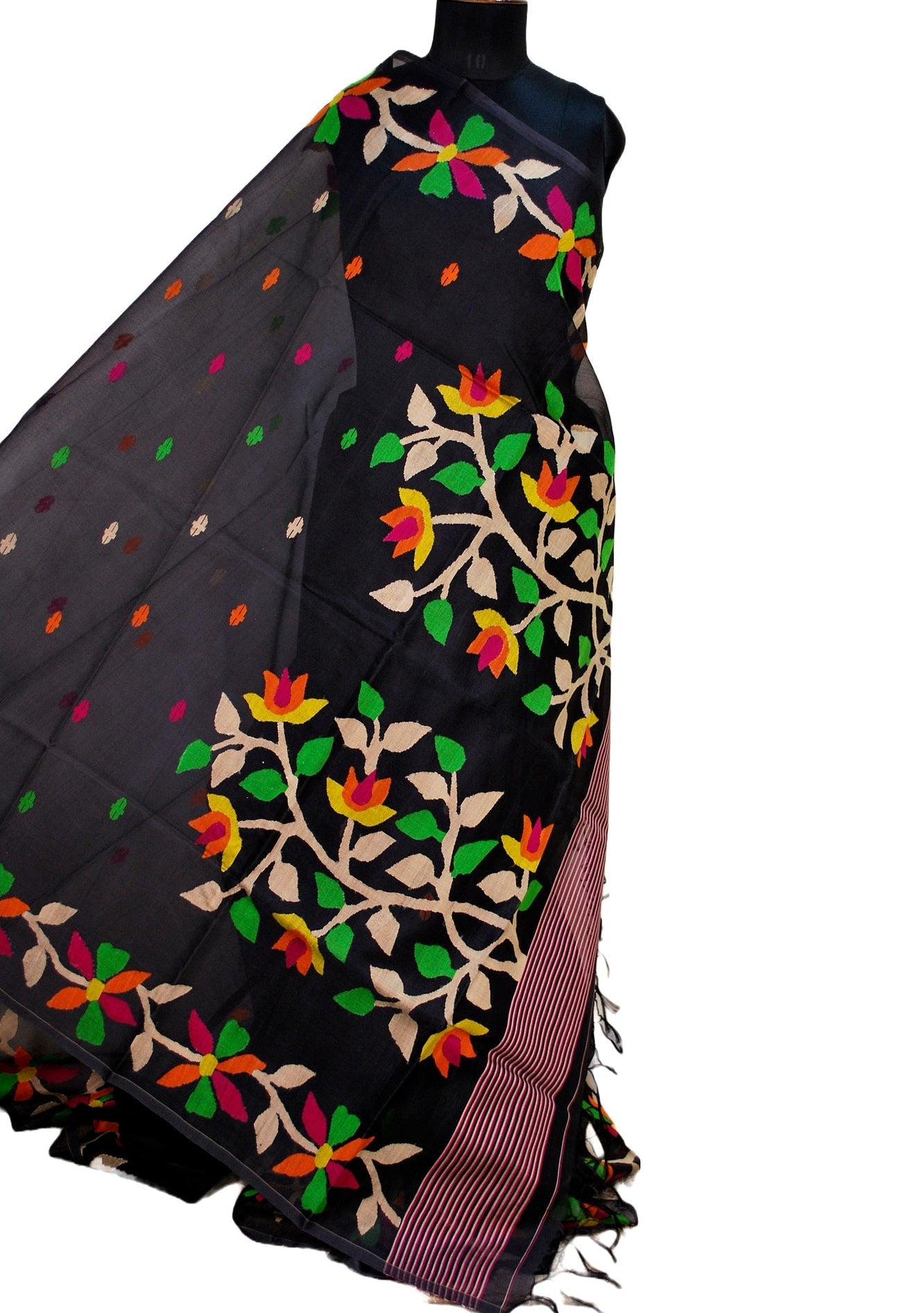 Exclusive Traditional Hand Woven Jamdani Saree - db22948