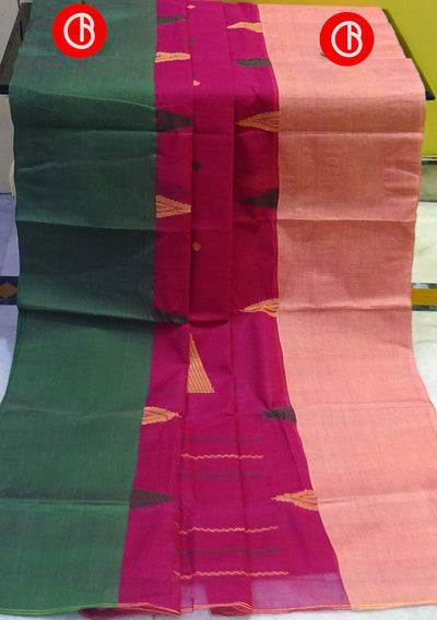 Exclusive Traditional Hand Woven Mahapar Cotton Saree - db20381